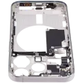 Mid-Frame Housing W/ Small Parts For iPhone 15 Pro (EU / Global Version) (Aftermarket Plus) (White Titanium)