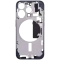 Mid-Frame Housing W/ Small Parts For iPhone 15 Pro (US Version) (Aftermarket Plus) (Blue Titanium)