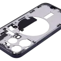 Mid-Frame Housing W/ Small Parts For iPhone 15 Pro (US Version) (Aftermarket Plus) (Blue Titanium)