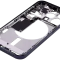 Mid-Frame Housing W/ Small Parts For iPhone 15 Pro (US Version) (Aftermarket Plus) (Blue Titanium)