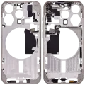 Mid-Frame Housing W/ Small Parts For iPhone 15 Pro (US Version) (Aftermarket Plus) (Natural Titanium)