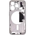 Mid-Frame Housing W/ Small Parts For iPhone 15 Pro (US Version) (Aftermarket Plus) (Natural Titanium)