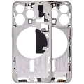 Mid-Frame Housing W/ Small Parts For iPhone 15 Pro (US Version) (Aftermarket Plus) (White Titanium)