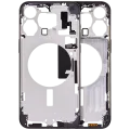 Mid-Frame Housing W/ Small Parts For iPhone 15 Pro Max (EU / Global Version) (Aftermarket Plus) (Black Titanium)