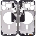 Mid-Frame Housing W/ Small Parts For iPhone 15 Pro Max (EU / Global Version) (Aftermarket Plus) (Blue Titanium)