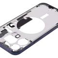 Mid-Frame Housing W/ Small Parts For iPhone 15 Pro Max (EU / Global Version) (Aftermarket Plus) (Blue Titanium)