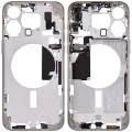 Mid-Frame Housing W/ Small Parts For iPhone 15 Pro Max (EU / Global Version) (Aftermarket Plus) (Natural Titanium)