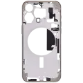 Mid-Frame Housing W/ Small Parts For iPhone 15 Pro Max (EU / Global Version) (Aftermarket Plus) (Natural Titanium)