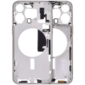 Mid-Frame Housing W/ Small Parts For iPhone 15 Pro Max (EU / Global Version) (Aftermarket Plus) (White Titanium)