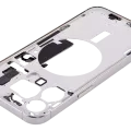 Mid-Frame Housing W/ Small Parts For iPhone 15 Pro Max (EU / Global Version) (Aftermarket Plus) (White Titanium)