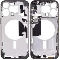 Mid-Frame Housing W/ Small Parts For iPhone 15 Pro Max (US Version) (Aftermarket Plus) (Black Titanium)