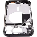 Mid-Frame Housing W/ Small Parts For iPhone 15 Pro Max (US Version) (Aftermarket Plus) (Black Titanium)