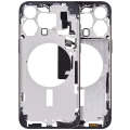 Mid-Frame Housing W/ Small Parts For iPhone 15 Pro Max (US Version) (Aftermarket Plus) (Blue Titanium)
