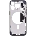 Mid-Frame Housing W/ Small Parts For iPhone 15 Pro Max (US Version) (Aftermarket Plus) (Blue Titanium)