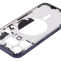 Mid-Frame Housing W/ Small Parts For iPhone 15 Pro Max (US Version) (Aftermarket Plus) (Blue Titanium)