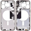 Mid-Frame Housing W/ Small Parts For iPhone 15 Pro Max (US Version) (Aftermarket Plus) (Natural Titanium)
