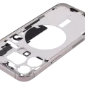 Mid-Frame Housing W/ Small Parts For iPhone 15 Pro Max (US Version) (Aftermarket Plus) (Natural Titanium)