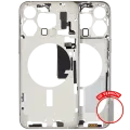 Mid-Frame Housing W/ Small Parts For iPhone 15 Pro Max (US Version) (Aftermarket Plus) (White Titanium)