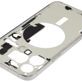 Mid-Frame Housing W/ Small Parts For iPhone 15 Pro Max (US Version) (Aftermarket Plus) (White Titanium)