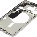 Mid-Frame Housing W/ Small Parts For iPhone 15 Pro Max (US Version) (Aftermarket Plus) (White Titanium)