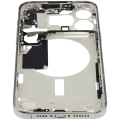 Mid-Frame Housing W/ Small Parts For iPhone 15 Pro Max (US Version) (Aftermarket Plus) (White Titanium)