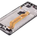 OLED Assembly With Frame For Honor 50 (Refurbished) (Midnight Black)