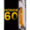 OLED Assembly With Frame For Honor 60 (Refurbished) (Black)