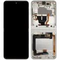 Inner OLED Assembly With Frame For Samsung Galaxy Z Flip 3 5G (US & International) (Refurbished) (White)