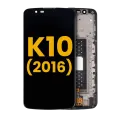 LCD Assembly With Frame For LG K10 (2016) (Refurbished) (Black)
