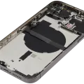 Back Housing W/ Small Parts For iPhone 13 Pro Max (EU / Global Version) (Used OEM Pull: Grade C) (Graphite)