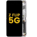 Inner OLED Assembly With Frame For Samsung Galaxy Z Flip 5G (US & International Version) (Refurbished) (Mirror Purple)