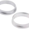 Back Camera Bezel Ring Only For iPhone 16 / 16 Plus (White) (2 Piece Set)