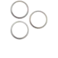 Back Camera Bezel Ring Only For iPhone 16 Pro / 16 Pro Max (Natural Titanium) (3 Piece Set)