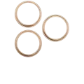 Back Camera Bezel Ring Only For iPhone 16 Pro / 16 Pro Max (Desert Titaniuml) (3 Piece Set)