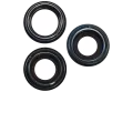 Back Camera Lens With Bracket & Bezel For iPhone 16 Pro / 16 Pro Max (3 Piece Set) (Premium) (Black Titanium)