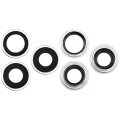 Back Camera Lens With Bracket & Bezel For iPhone 16 Pro / 16 Pro Max (3 Piece Set) (Premium) (White Titanium)