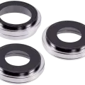 Back Camera Lens With Bracket & Bezel For iPhone 16 Pro / 16 Pro Max (3 Piece Set) (Premium) (White Titanium)
