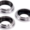 Back Camera Lens With Bracket & Bezel For iPhone 16 Pro / 16 Pro Max (3 Piece Set) (Premium) (White Titanium)