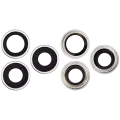 Back Camera Lens With Bracket & Bezel For iPhone 16 Pro / 16 Pro Max (3 Piece Set) (Premium) (Natural Titanium)