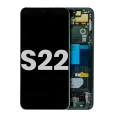 OLED Assembly With Frame For Samsung Galaxy S22 5G (Used OEM Pull: Grade B/C) (Phantom Green)