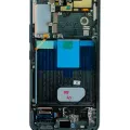 OLED Assembly With Frame For Samsung Galaxy S22 5G (Used OEM Pull: Grade B/C) (Phantom Green)