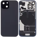 Заднє скло з магнітом MagSafe, NFC і шлейфом спалаху для iPhone 15 (Used OEM Pull: Grade B) (чорний)