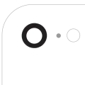 Back Camera Lens With Adhesive (Glass Only) For iPhone 7 / 8 / SE (2020) / SE (2022) (Real Sapphire) (Premium) (All Colors) (10 Pack)