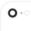 Back Camera Lens With Bracket & Bezel For iPhone 7 (Real Sapphire) (Premium) (10 Pack)
