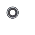 Back Camera Lens With Bracket & Bezel For iPhone 8 / SE (2020) / SE (2022) (Real Sapphire) (Premium) (Space Gray) (10 Pack)