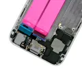 Back Housing W/ Small Components Pre-Installed For iPhone 6 (Used OEM Pull: Grade A) (Silver)