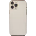 Back Housing W/ Small Parts For iPhone 13 Pro Max (EU / Global Version) (Used OEM Pull: Grade B) (Gold)