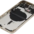 Back Housing W/ Small Parts For iPhone 13 Pro Max (EU / Global Version) (Used OEM Pull: Grade B) (Gold)