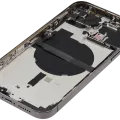 Back Housing W/ Small Parts For iPhone 13 Pro Max (EU / Global Version) (Used OEM Pull: Grade B) (Graphite)