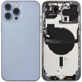 Back Housing W/ Small Parts For iPhone 13 Pro Max (EU / Global Version) (Used OEM Pull: Grade A) (Sierra Blue)